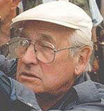 Andrzej Wajda na planie /