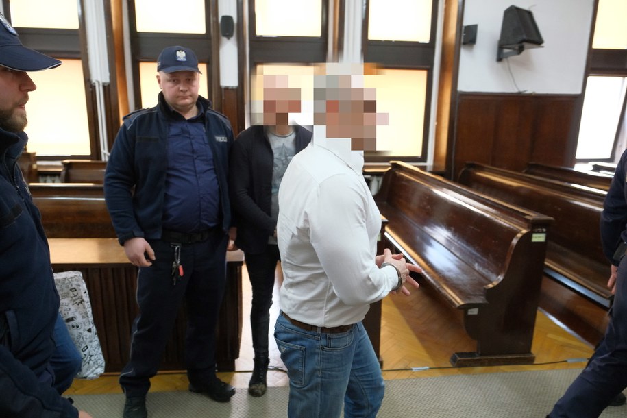 Andrzej Z. "Słowik" (P) na sali Sądu Okręgowego w Warszawie, /Mateusz Marek /PAP