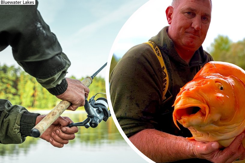 Bluewater Lakes. Andy Hackett złowił gigantyczną 