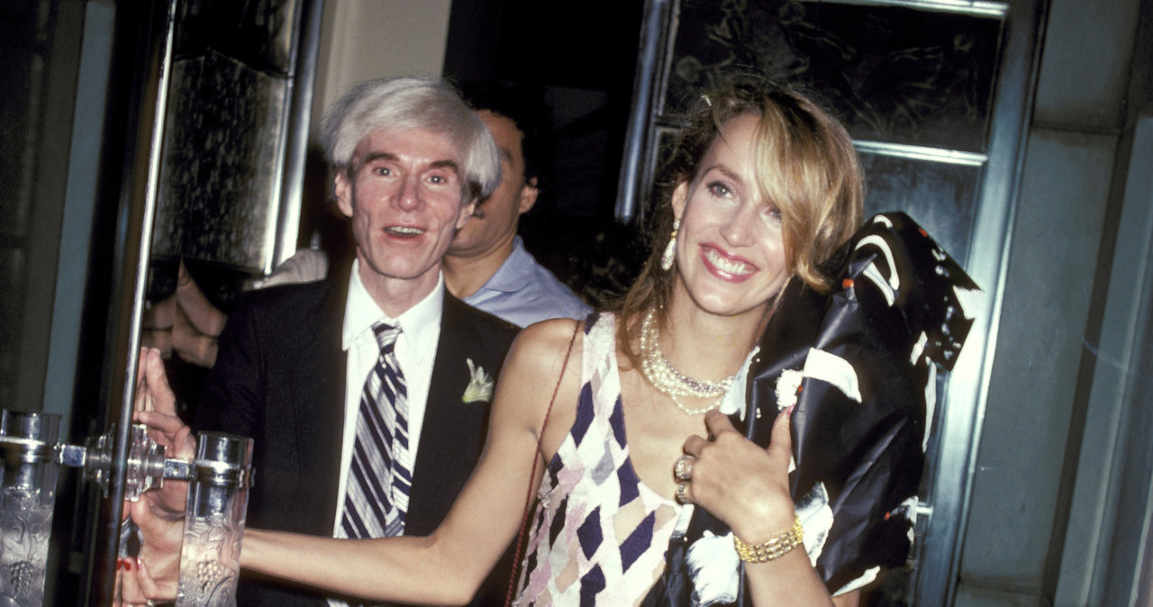 Andy Warhol i Jerry Hall, fot. Ron Galella /Getty Images