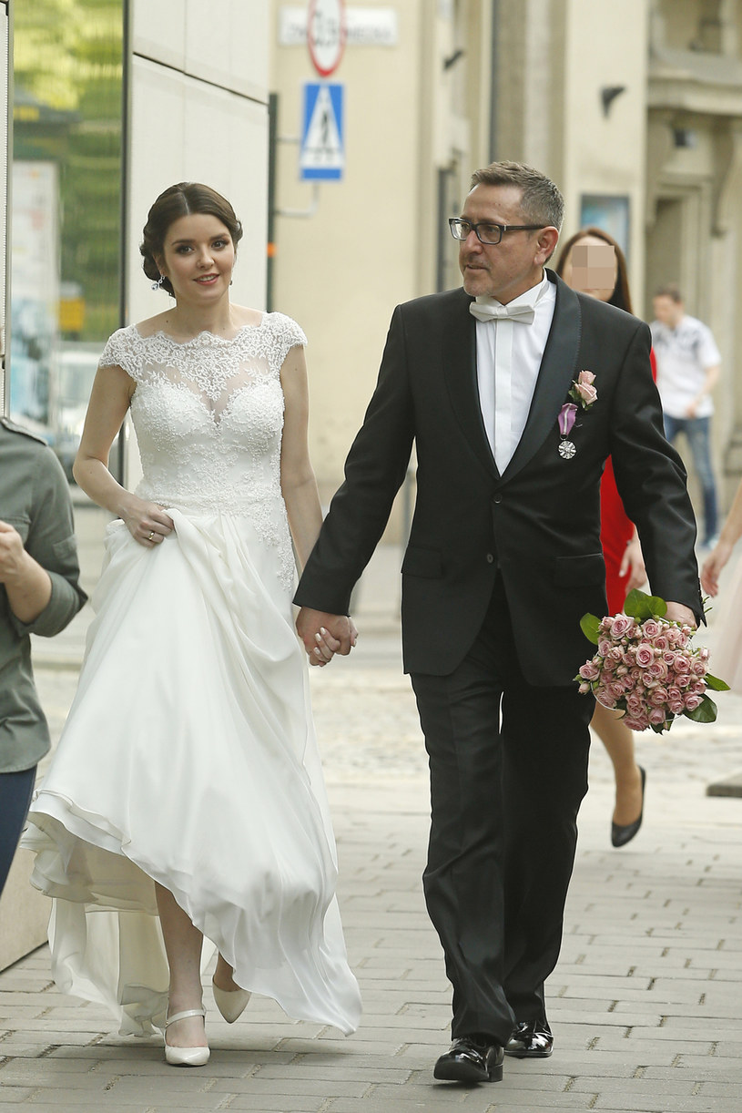 Andzrej i Patrycja Sołtysikowie wzięli ślub w maju 2015 roku /Podlewski /AKPA