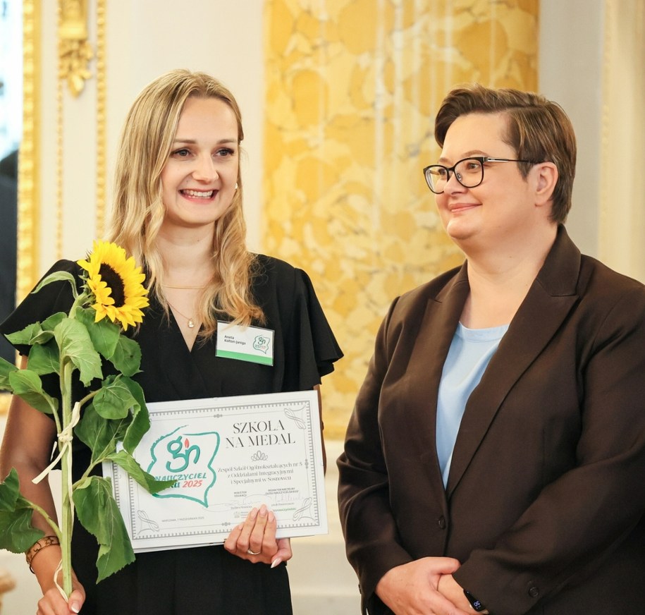 Aneta Kolton-Janiga i wiceszefowa MEN Katarzyna Lubnauer /Anita Walczewska /East News