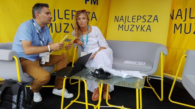 Aneta Liberacka ze Stacji7 w studiu RMF FM /Marcin Cieślak  /RMF FM