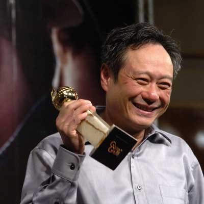 Ang Lee ze Złotym Globem /AFP