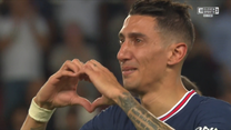 Angel Di Maria strzela ostatnią bramkę dla PSG. Paris St. Germain – Metz 5-0 (Eleven Sports)