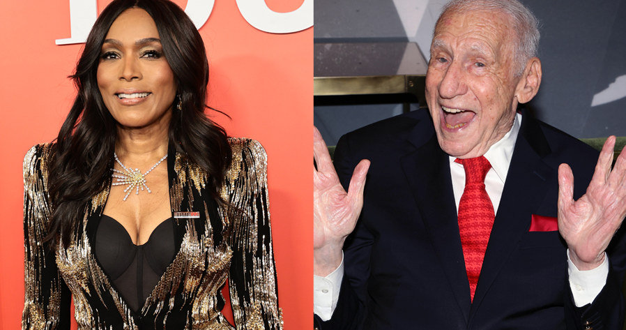 Angela Bassett i Mel Brooks /Jamie McCarthy/David Livingston /Getty Images