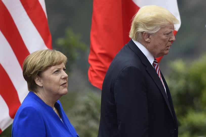 Angela Merkel i Donald Trump /MIGUEL MEDINA / AFP /AFP