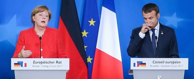 Angela Merkel i Emmanuel Macron /PAP/EPA/STEPHANIE LECOCQ /PAP/EPA