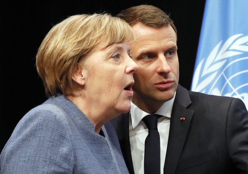 Angela Merkel i Emmanuel Macron /RONALD WITTEK /PAP