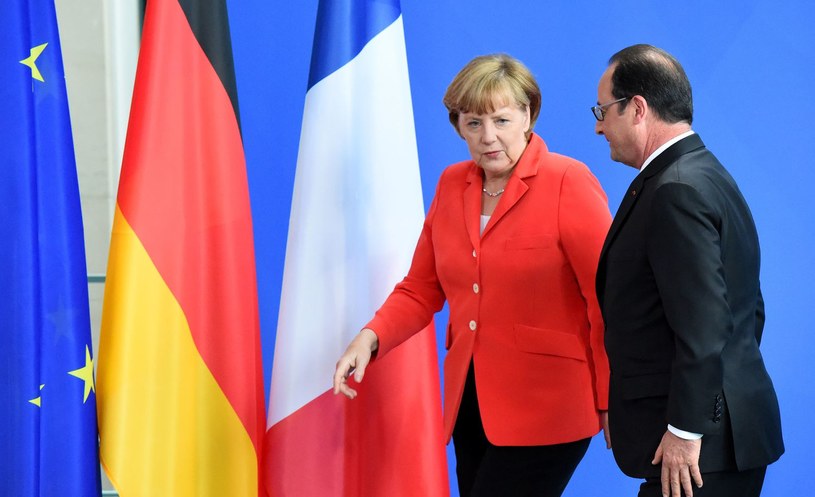 Angela Merkel i Francois Hollande /AFP