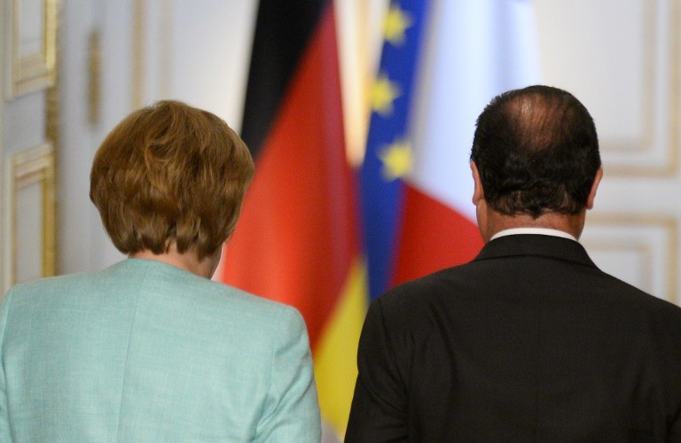 Angela Merkel i Francois Hollande /AFP