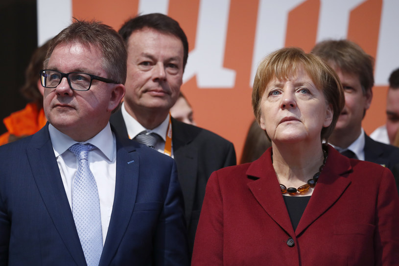 Angela Merkel i Guido Wollf /Agencja FORUM