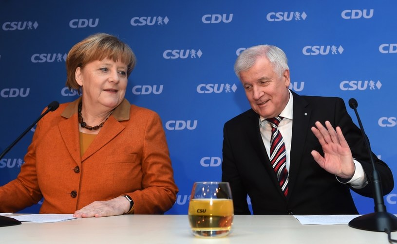 Angela Merkel i Horst Seehofer /AFP
