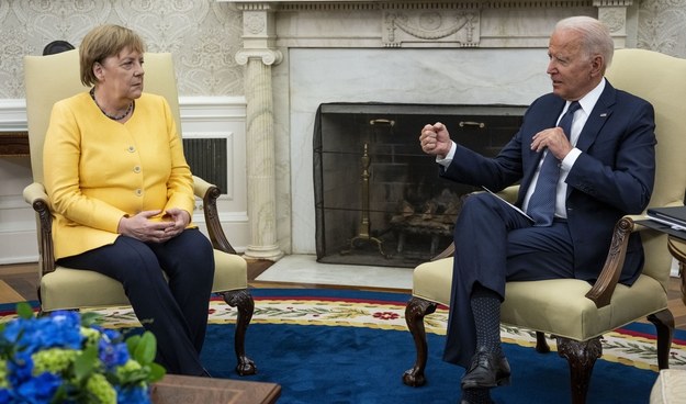 Angela Merkel i Joe Biden /Doug Mills / POOL /PAP/EPA