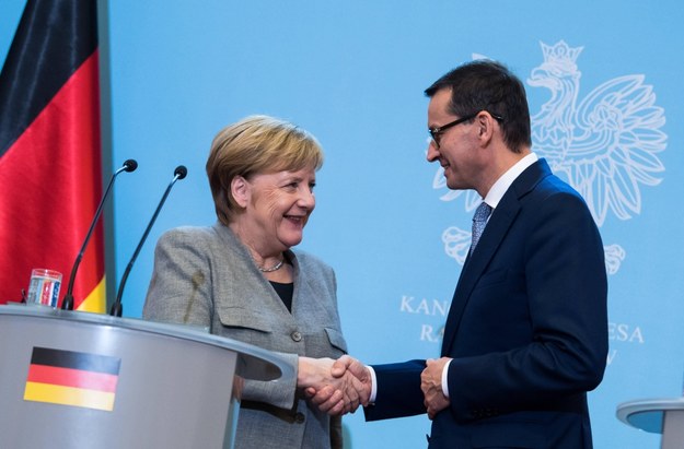 Angela Merkel i Mateusz Morawiecki (zdj. arch.) /BERND VON JUTRCZENKA /PAP/DPA