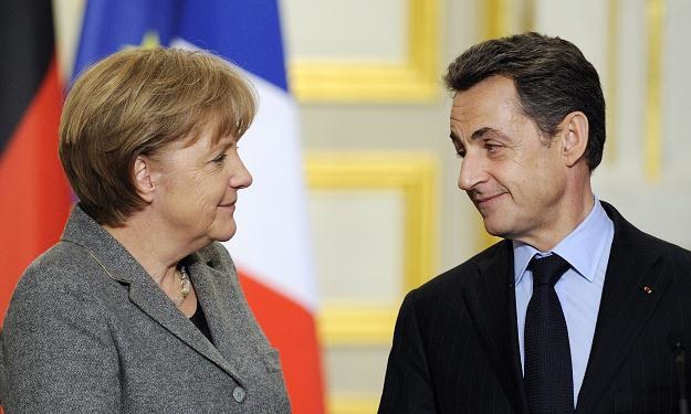 Angela Merkel i Nicolas Sarkozy /AFP