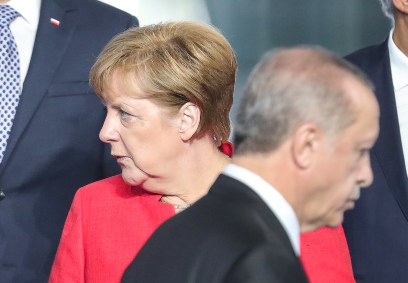 Angela Merkel i Recep Erdogan /PAP/EPA