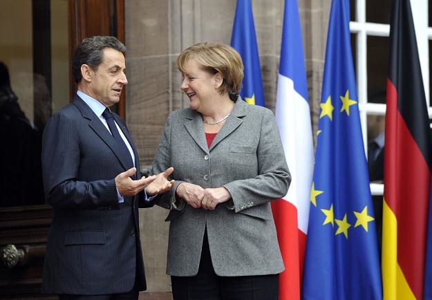 Angela Merkel, kanclerz Niemiec i Nicolas Sarkozy, prezydent Francji /AFP