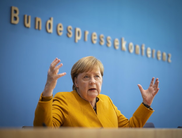 Angela Merkel, kanclerz Niemiec /HENNING SCHACHT / POOL /PAP/EPA