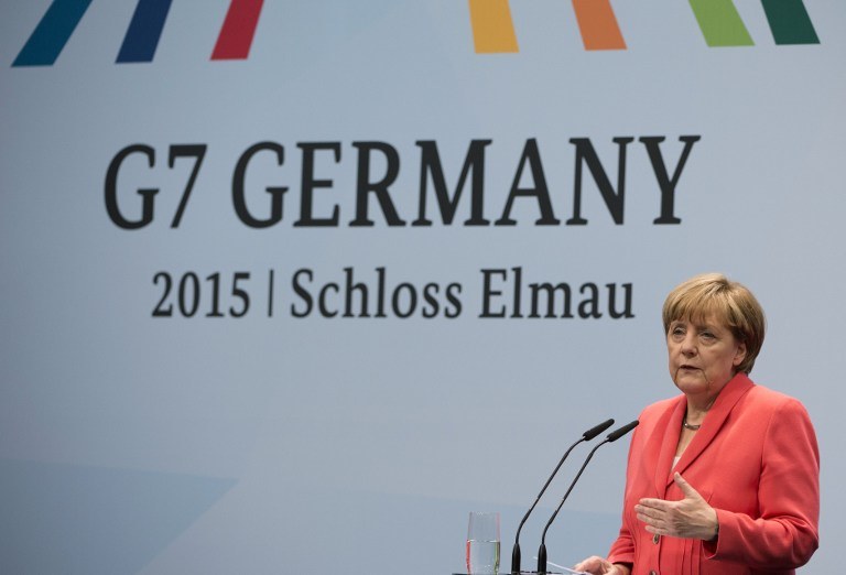 Angela Merkel na szczycie G7 /AFP