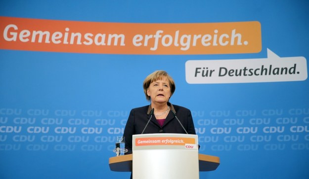 Angela Merkel po raz trzeci będzie kanclerzem Niemiec /Kay Nietfeld  /PAP/EPA