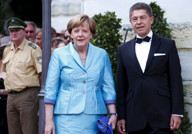 Angela Merkel z mężem / Ralph Orlowski / Stringer /Agencja FORUM