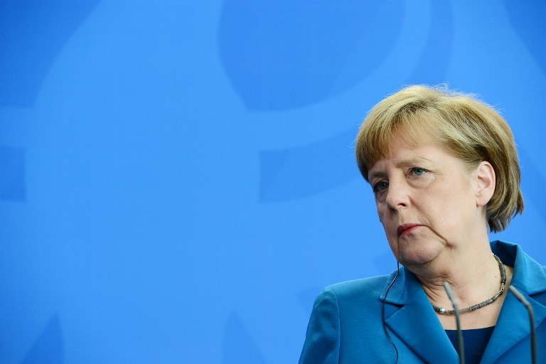 Angela Merkel /JOHN MACDOUGALL /AFP
