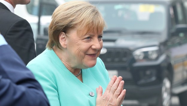 Angela Merkel /RAJAT GUPTA    /PAP/EPA