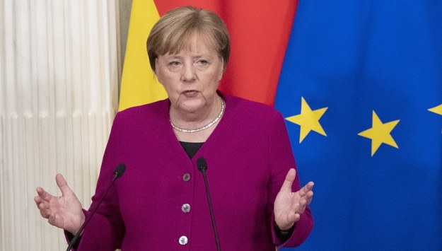 Angela Merkel /PAVEL GOLOVKIN / POOL /PAP/EPA