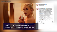 Angelika Timanina marzy o kolejnym medalu olimpijskim. Tym razem jednak w innej dyscyplinie. Wideo