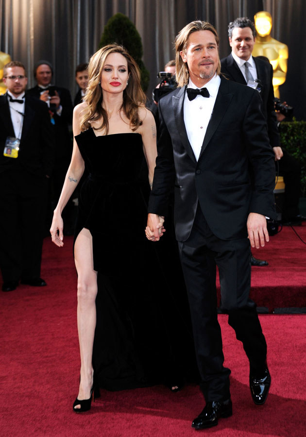 Angelina i Brad uchodzą za najpiękniejszą parę w światowym show-biznesie. /Ethan Miller /Getty Images
