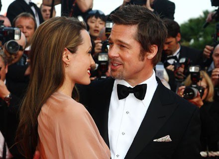 Angelina i Brad w Cannes /Getty Images/Flash Press Media