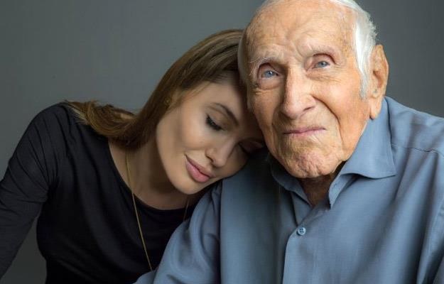 Angelina Jolie i 97-letni Louis Zamperini /materiały prasowe