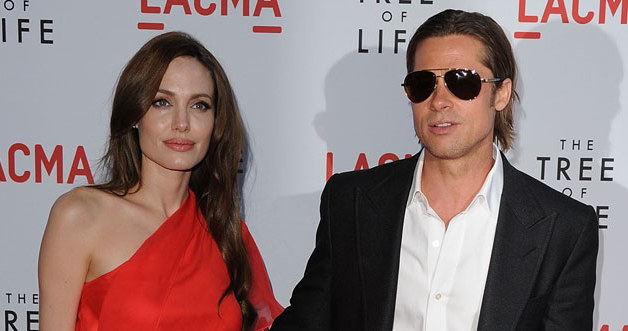 Angelina Jolie i Brad Pitt, fot. Jason Merritt &nbsp; /Getty Images/Flash Press Media