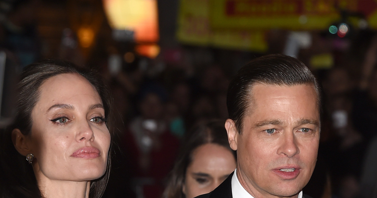 Angelina Jolie i Brad Pitt jeszcze jako para /Getty Images