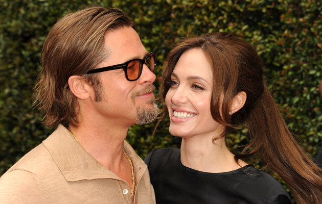 Angelina Jolie i Brad Pitt niedawno wzięli ślub /Kevin Winter /Getty Images