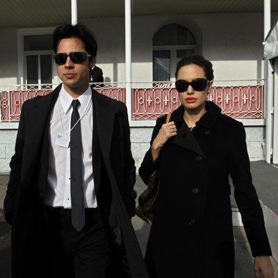 Angelina Jolie i Brad Pitt /AFP
