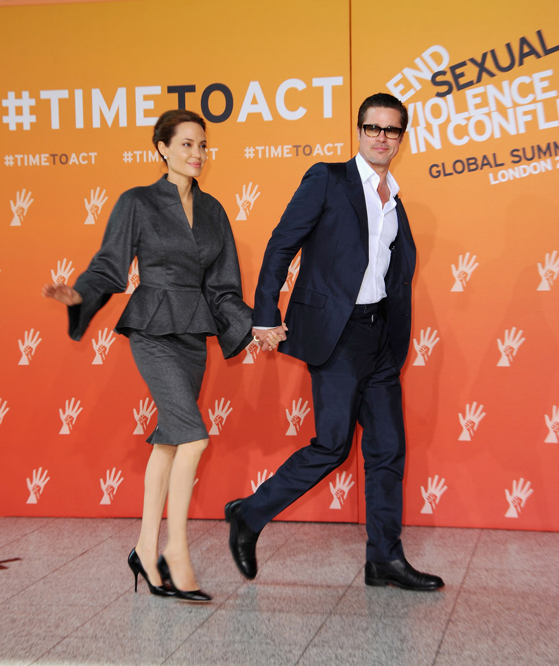 Angelina Jolie i Brad Pitt /Eamonn M. McCormack /Getty Images