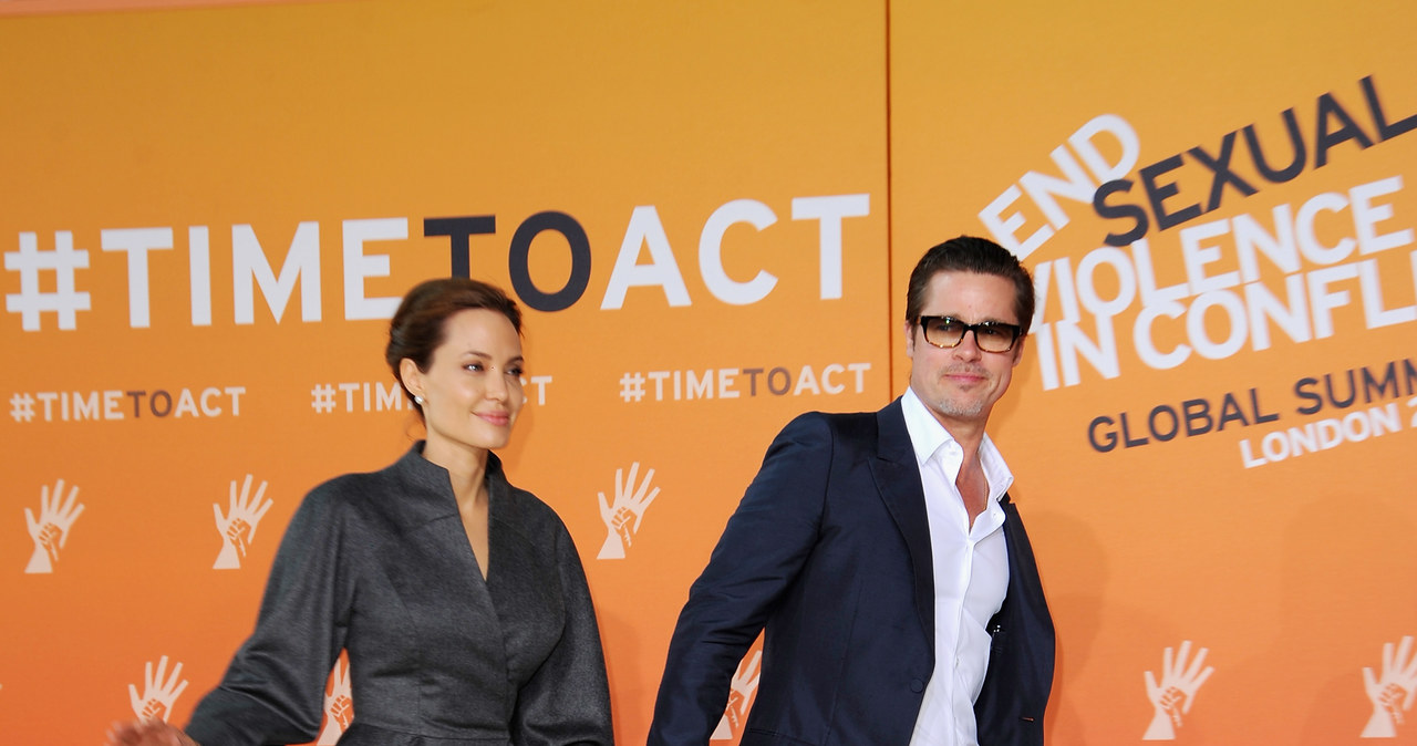 Angelina Jolie i Brad Pitt /Eamonn M. McCormack /Getty Images