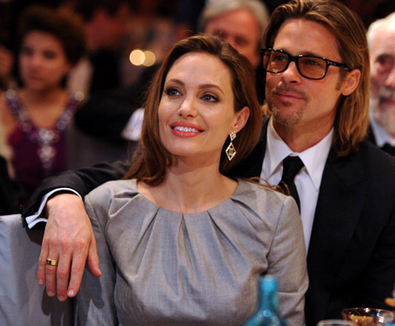 Angelina Jolie i Brad Pitt /Pascal Le Segretain /Getty Images