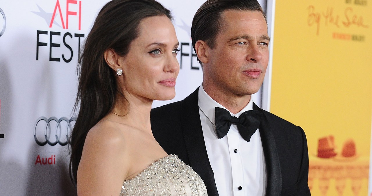 Angelina Jolie i Brad Pitt /Jason LaVeris /Getty Images