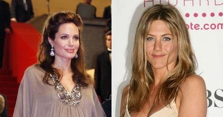 Angelina Jolie kontra Jennifer Aniston /AFP