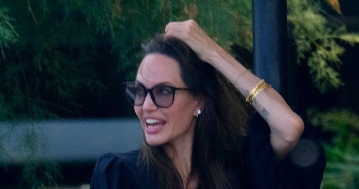 Angelina Jolie na wakacjach w Wenecji /Rex Features/EAST NEWS /East News