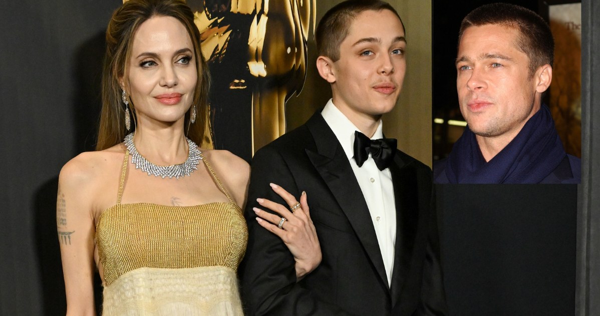 Angelina Jolie z synem na gali. Knox wygląda jak młody Brad Pitt /Getty Images /Getty Images