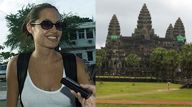 Angelina Jolie została nieoficjalną patronką świątyni w Angkor /Getty Images/Flash Press Media