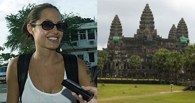 Angelina Jolie została nieoficjalną patronką świątyni w Angkor /Getty Images/Flash Press Media