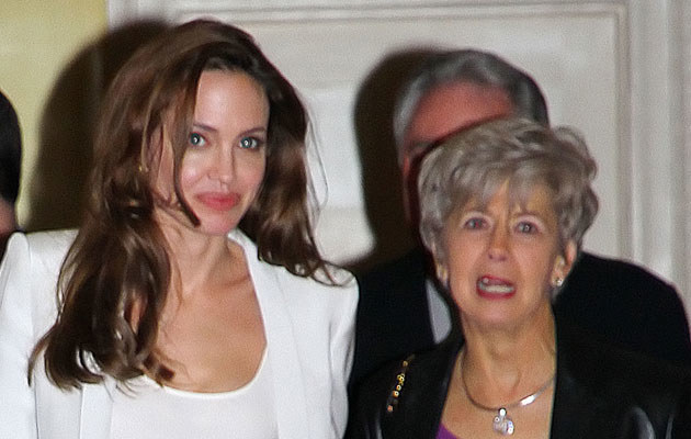 Angelina z matką Brada Jane Pitt /Jackson Lee /Splashnews