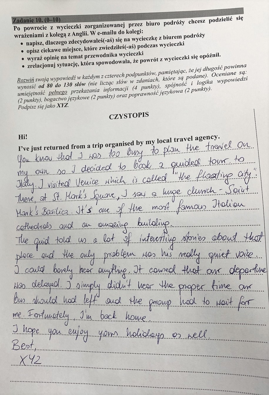 Angielski, matura 2020. Odpowiedzi z języka z angielskiego, poziom podstawowy /RMF FM