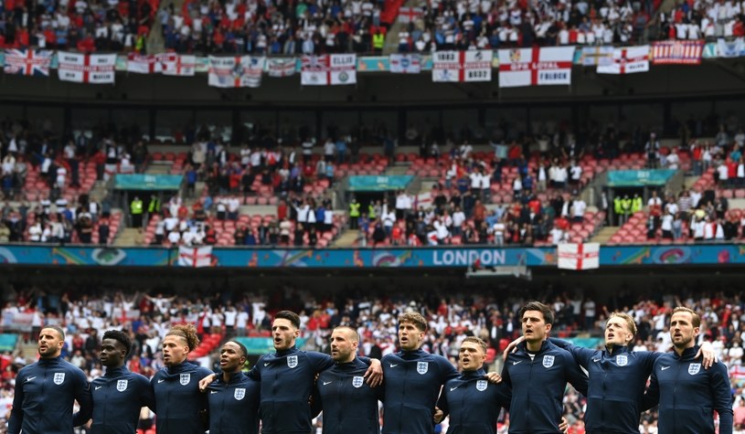 Anglicy przed meczem na Wembley /Shaun Botterill /Getty Images