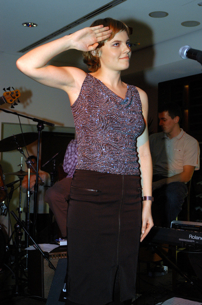Ania Dąbrowska w 2003 roku /AKPA